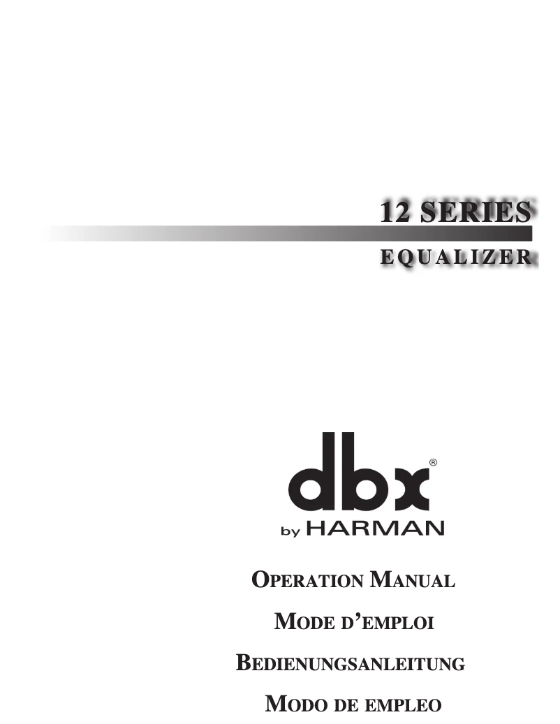 First page image of the manual for 1215