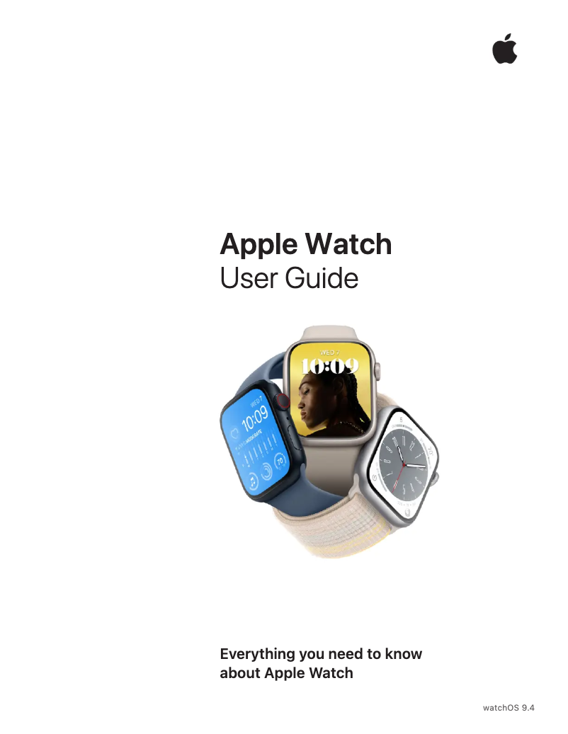 Page 1 of the manual User Manual Apple Watch Series 8