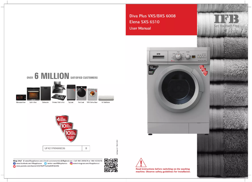 First page image of the manual for Diva Plus VXS 6008