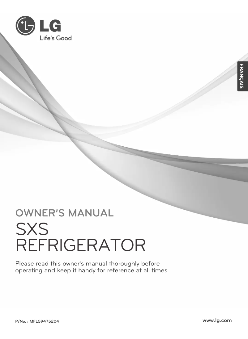 Page 1 of the manual User Manual LG GRP2470ACM