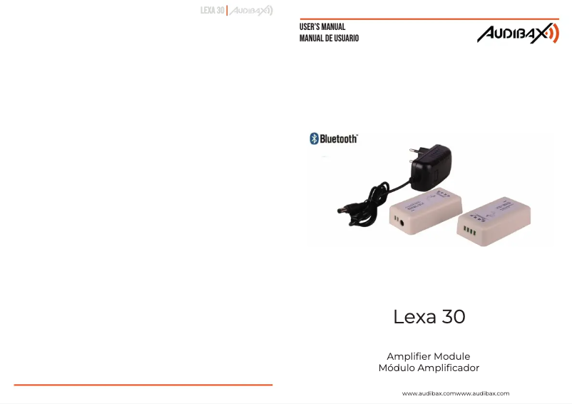 First page image of the manual for Lexa 30