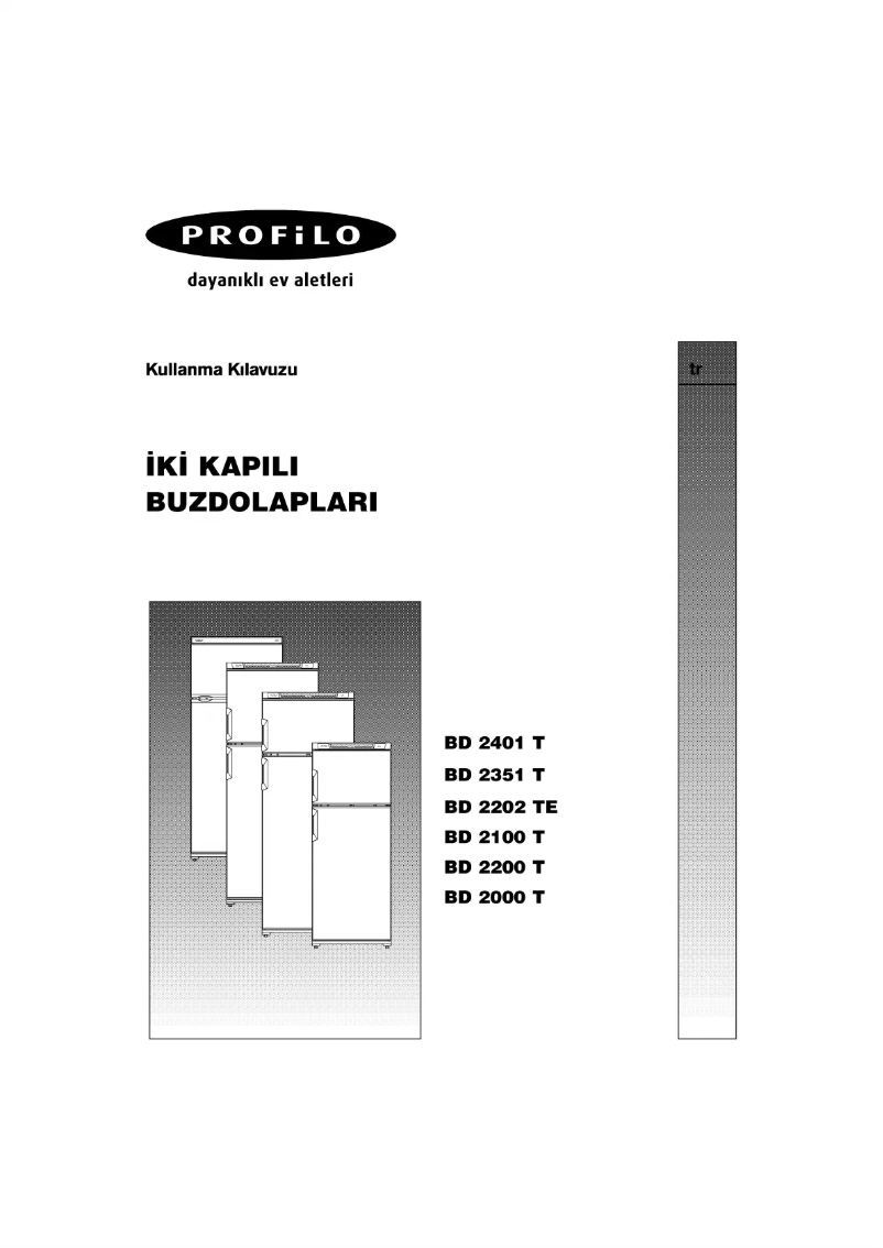 First page image of the manual for BD2202TE