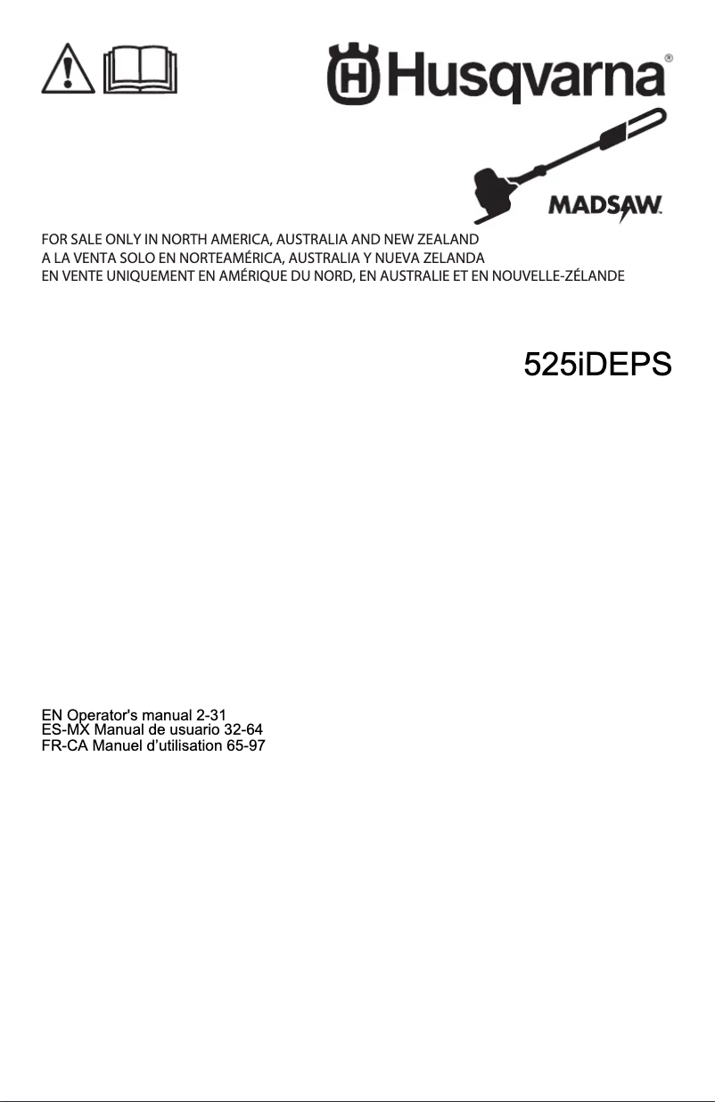 First page image of the manual for Madsaw 525iDEPS