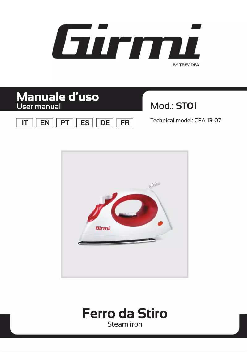 Image de la première page du manuel de l'appareil ST01