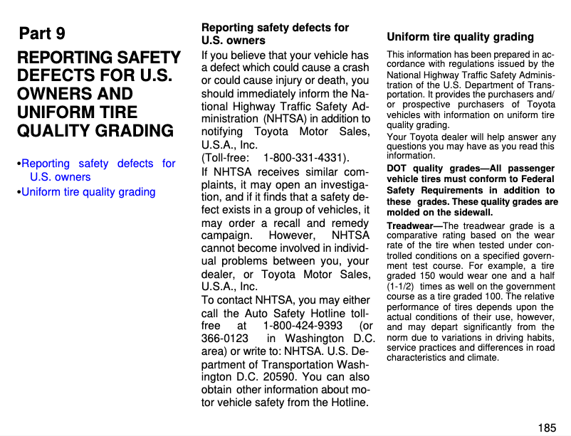 First page image of the manual for Supra (1996)