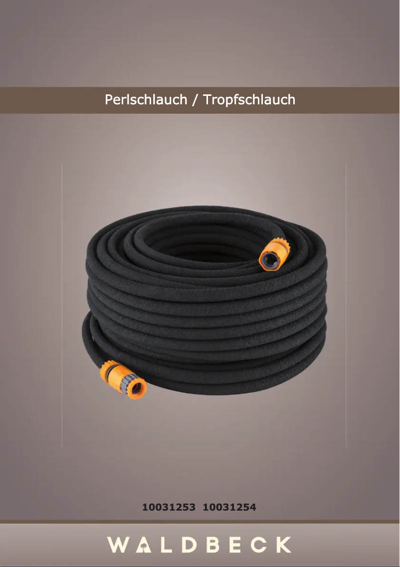 Page 1 of the manual User Manual Waldbeck Sparkle 50