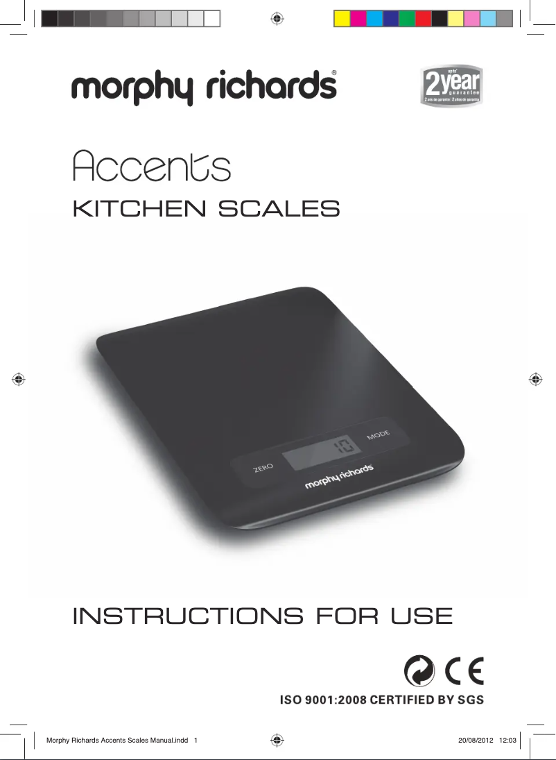 First page image of the manual for 46182