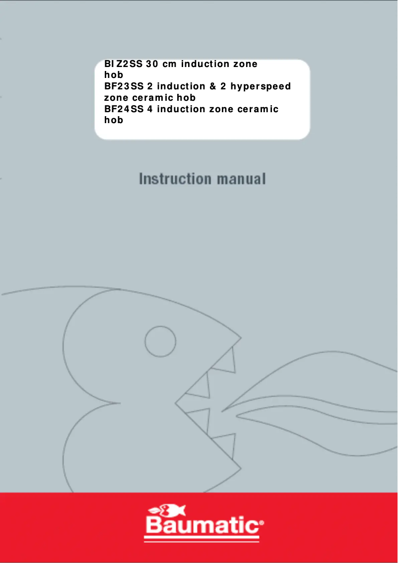 Page 1 of the manual User Manual Baumatic BF24SS