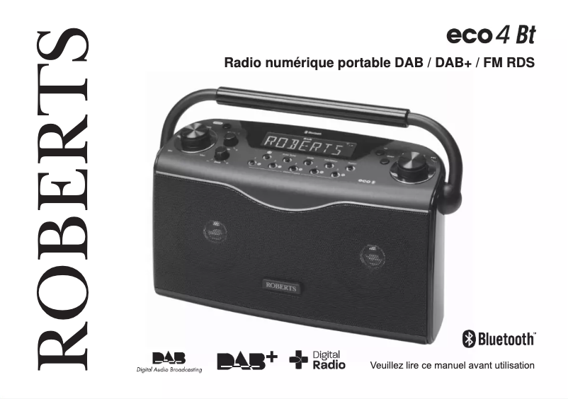 Page 1 of the manual User Manual Roberts Eco4 BT