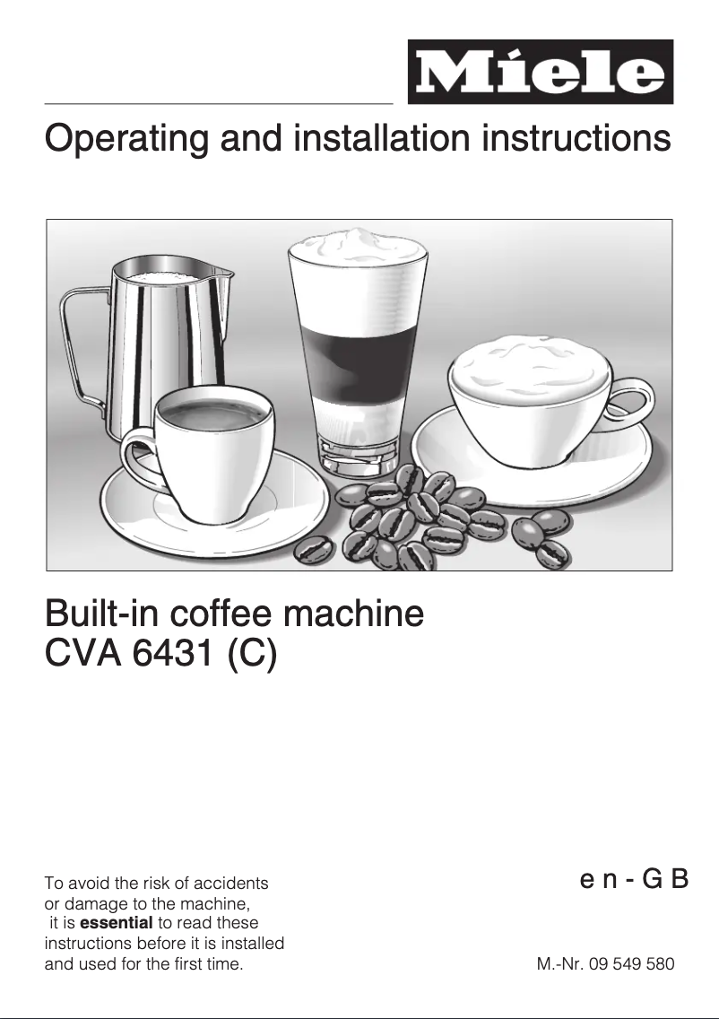 First page image of the manual for CVA 6431