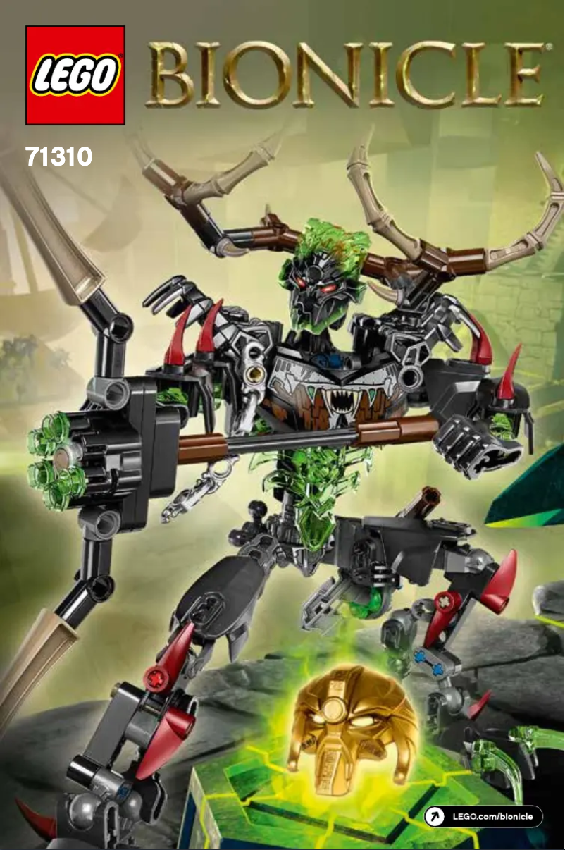 Page 1 of the manual User Manual Lego Bionicle 71310