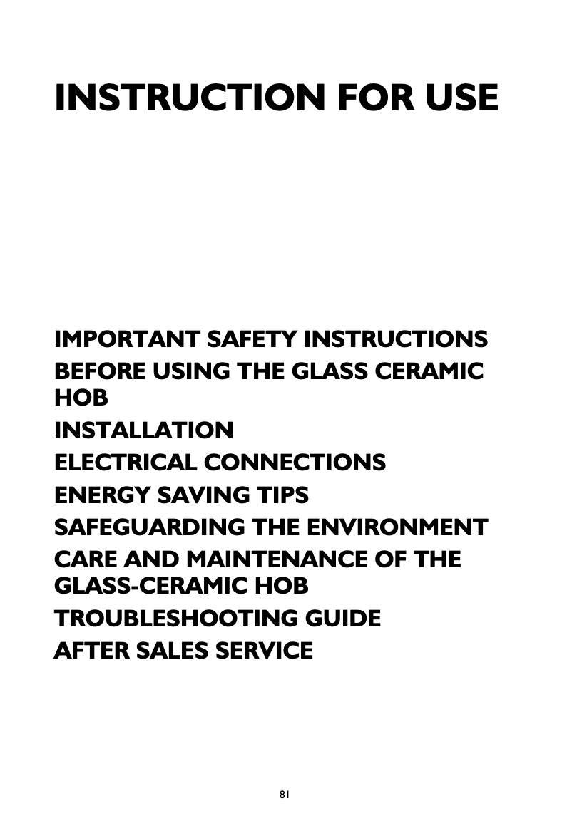 Image de la première page du manuel de l'appareil AKT 8130 BA