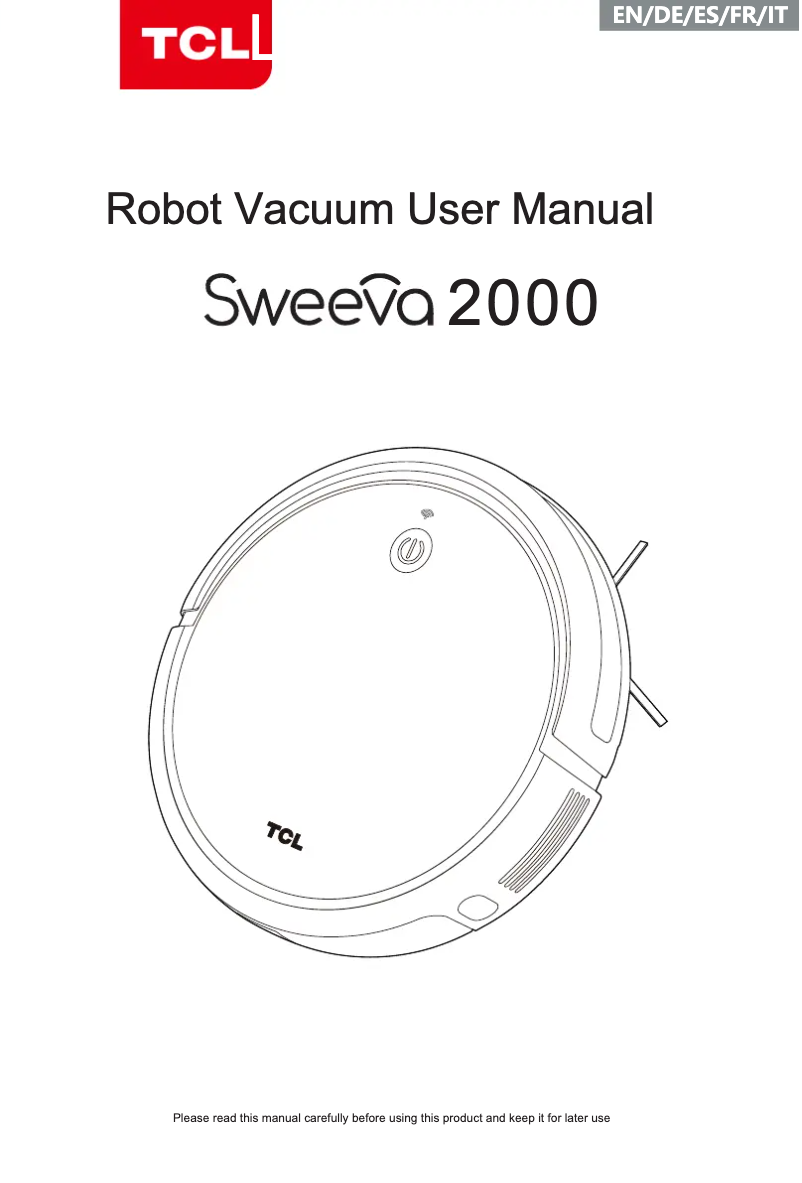 First page image of the manual for SW2000B