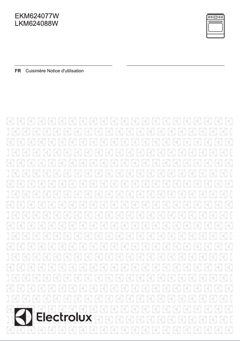 Page 1 of the manual User Manual Electrolux EKM624077W