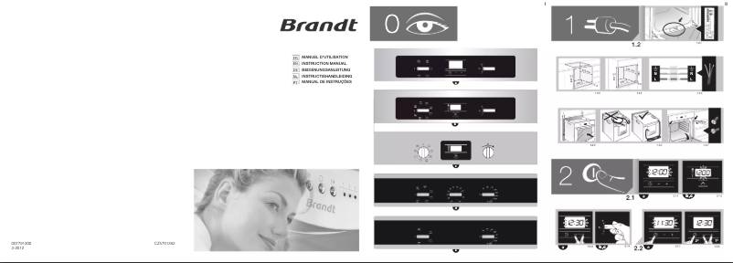 First page image of the manual for FC1141X