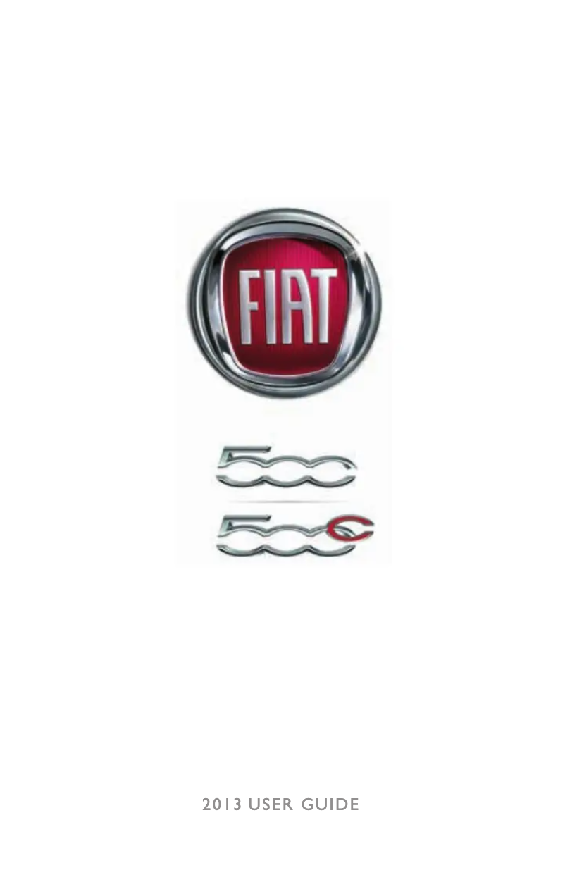 Page 1 of the manual User Manual Fiat 500 (2007)