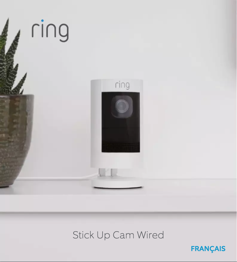 Page 1 of the manual User Manual Ring Stick Up Cam