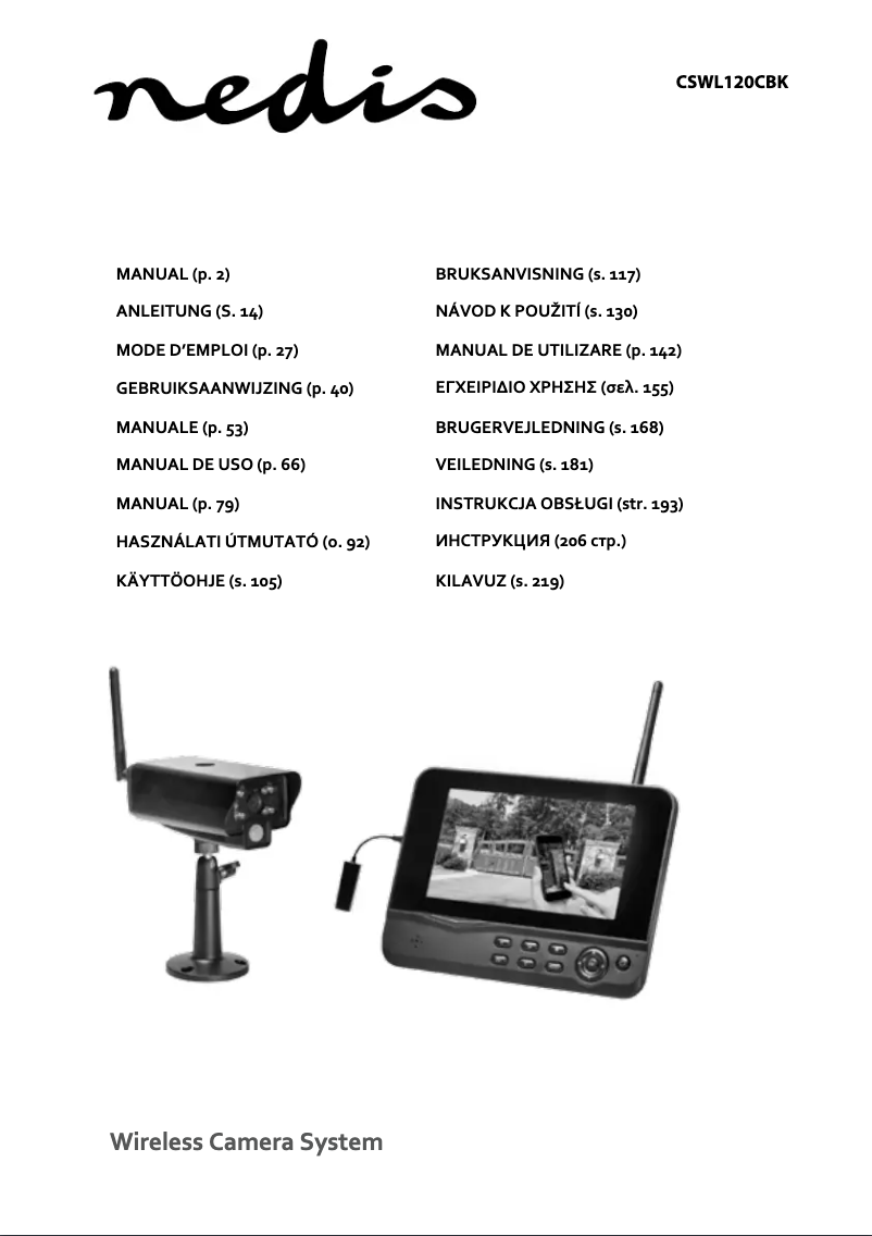 Page 1 of the manual User Manual Nedis CSWL120CBK