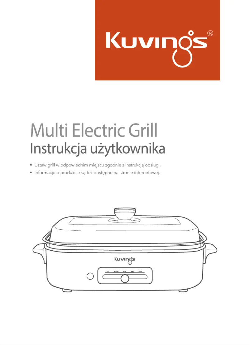 First page image of the manual for KMG-100B