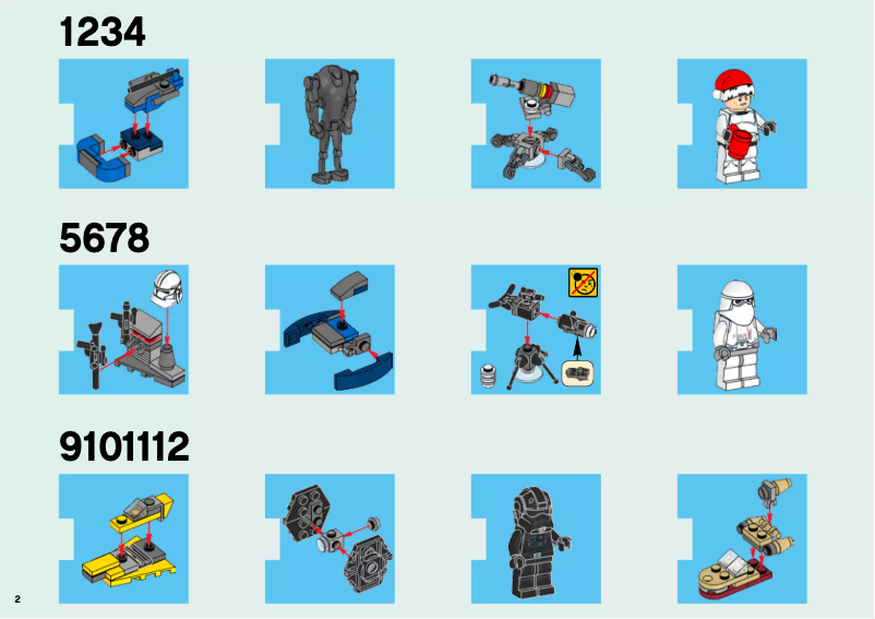 First page image of the manual for Star Wars 75056