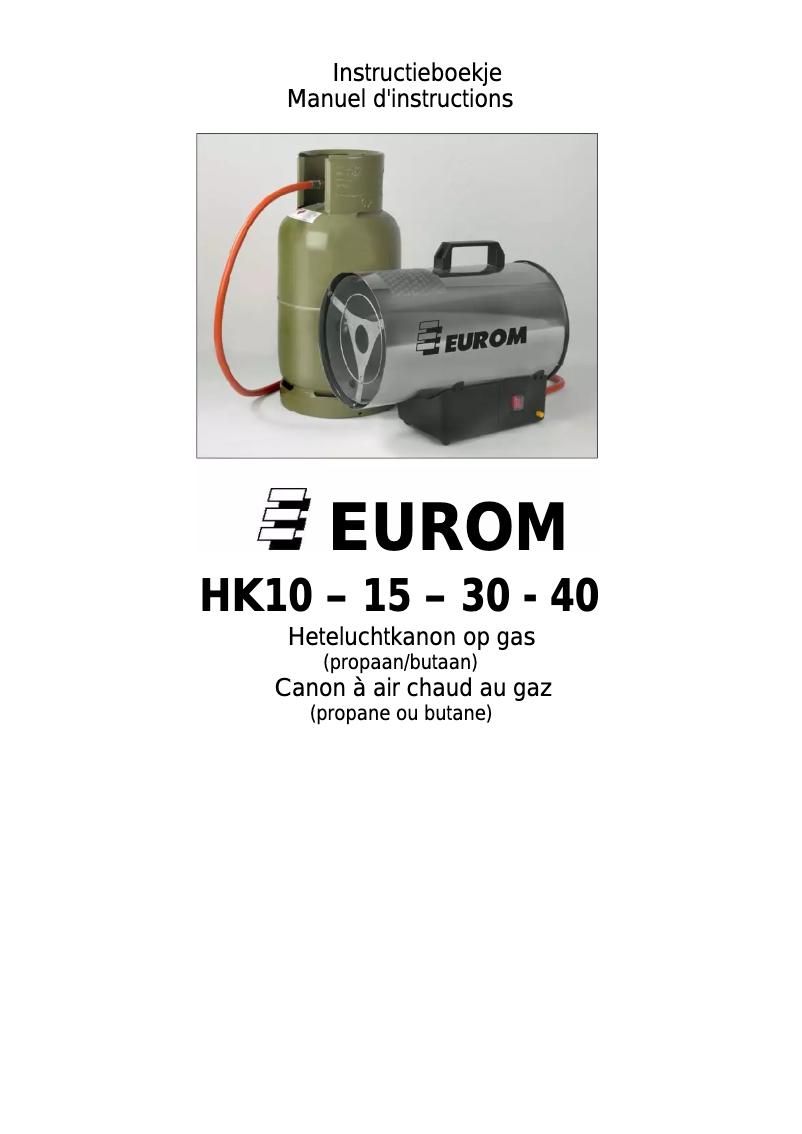 First page image of the manual for HK15