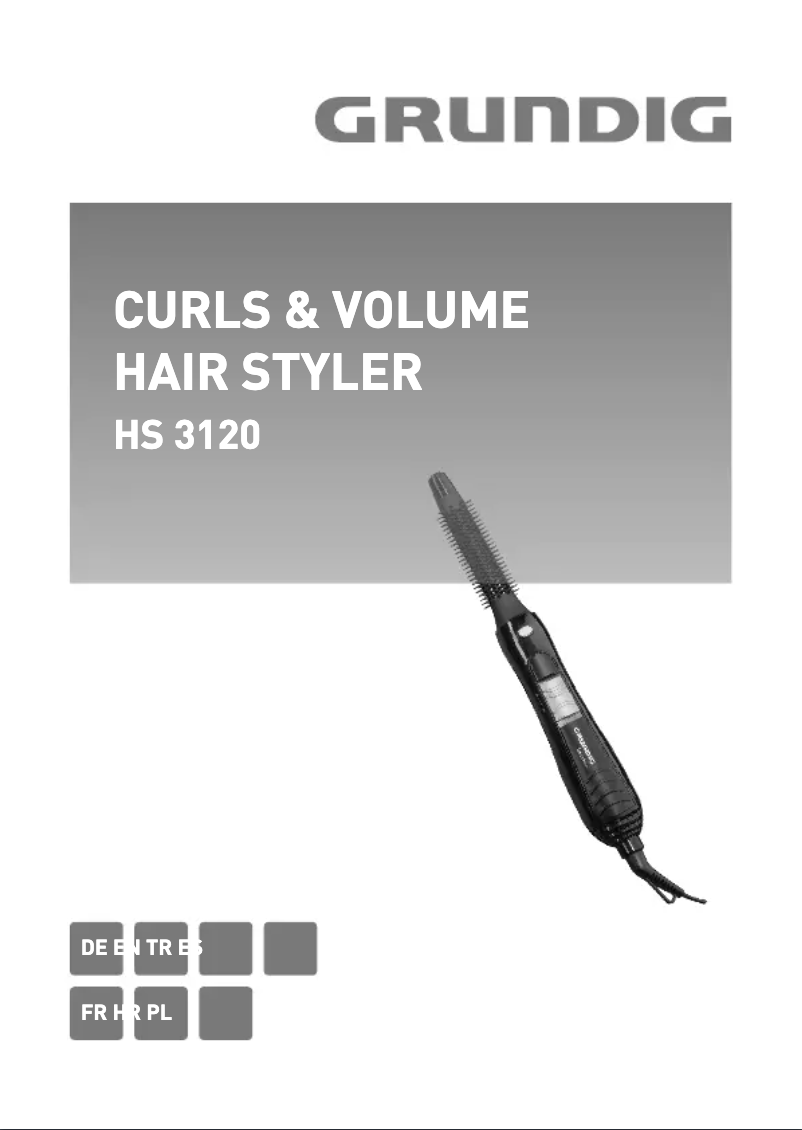 First page image of the manual for HS 3120