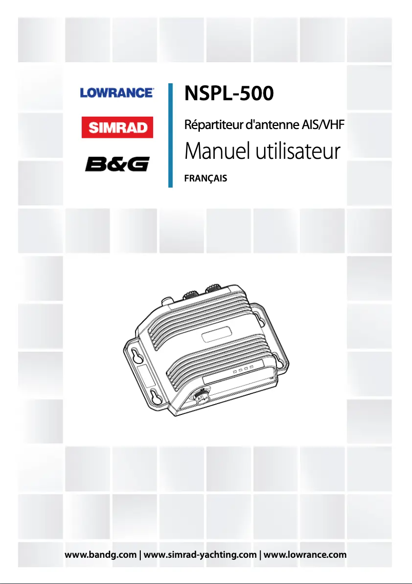 First page image of the manual for NSPL-500