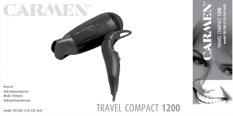 First page image of the manual for TD 1200