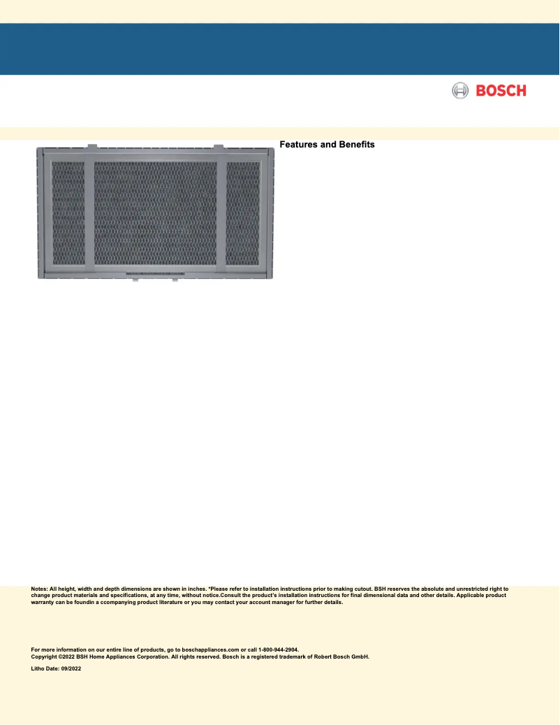 First page image of the manual for HUIFILT0UC