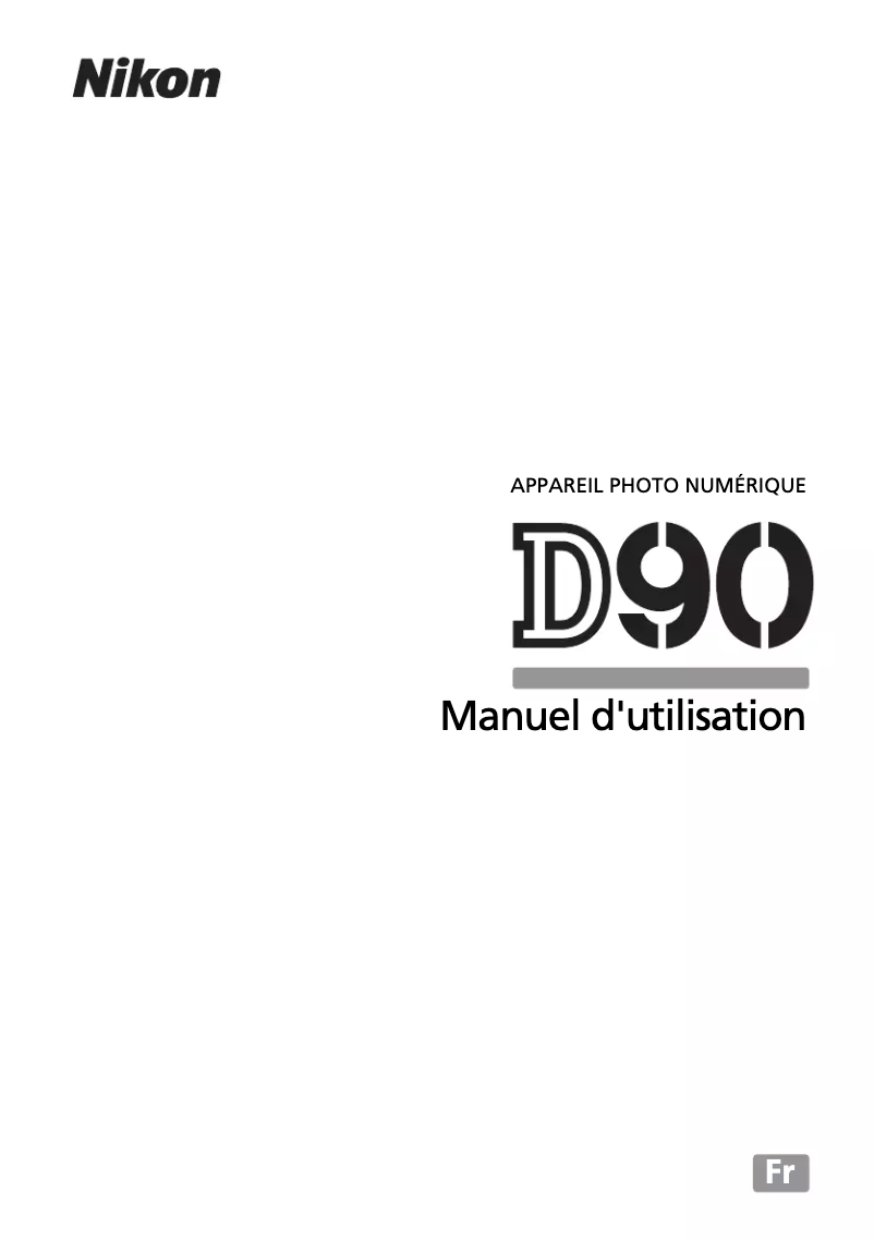 First page image of the manual for D90