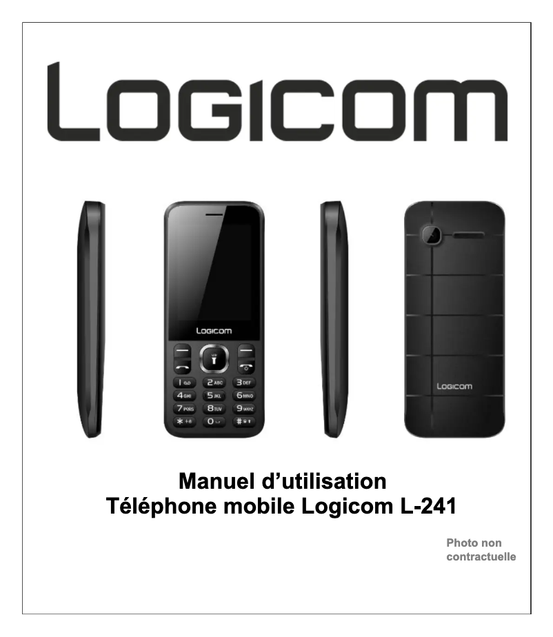 Page 1 of the manual User Manual Logicom L-241