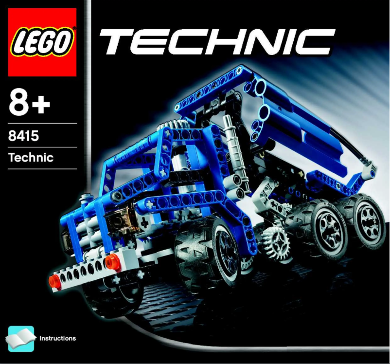 Page 1 of the manual User Manual Lego Technic 8415