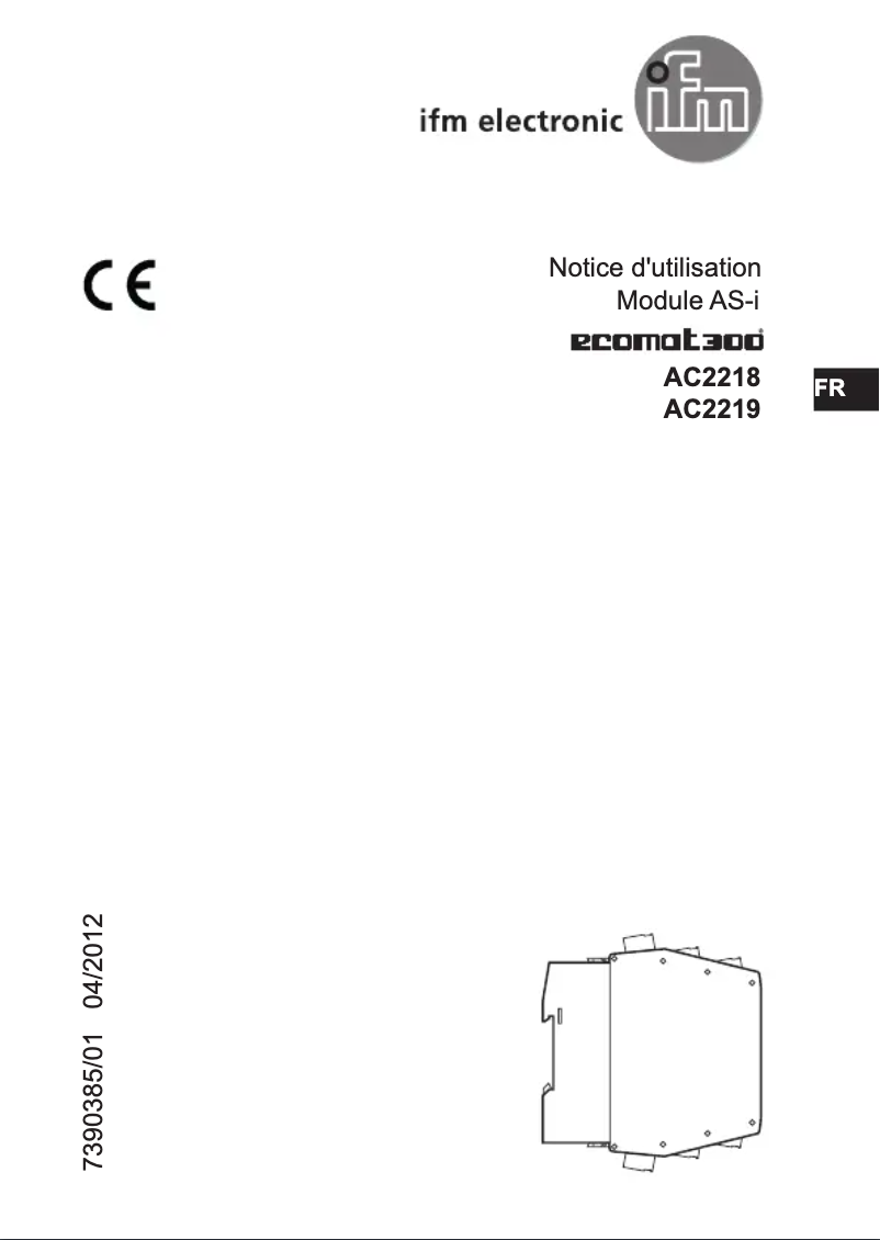 First page image of the manual for AC2219