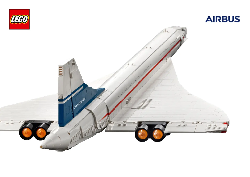 Page 1 of the manual Visual Instructions Lego Airbus Concorde 10318