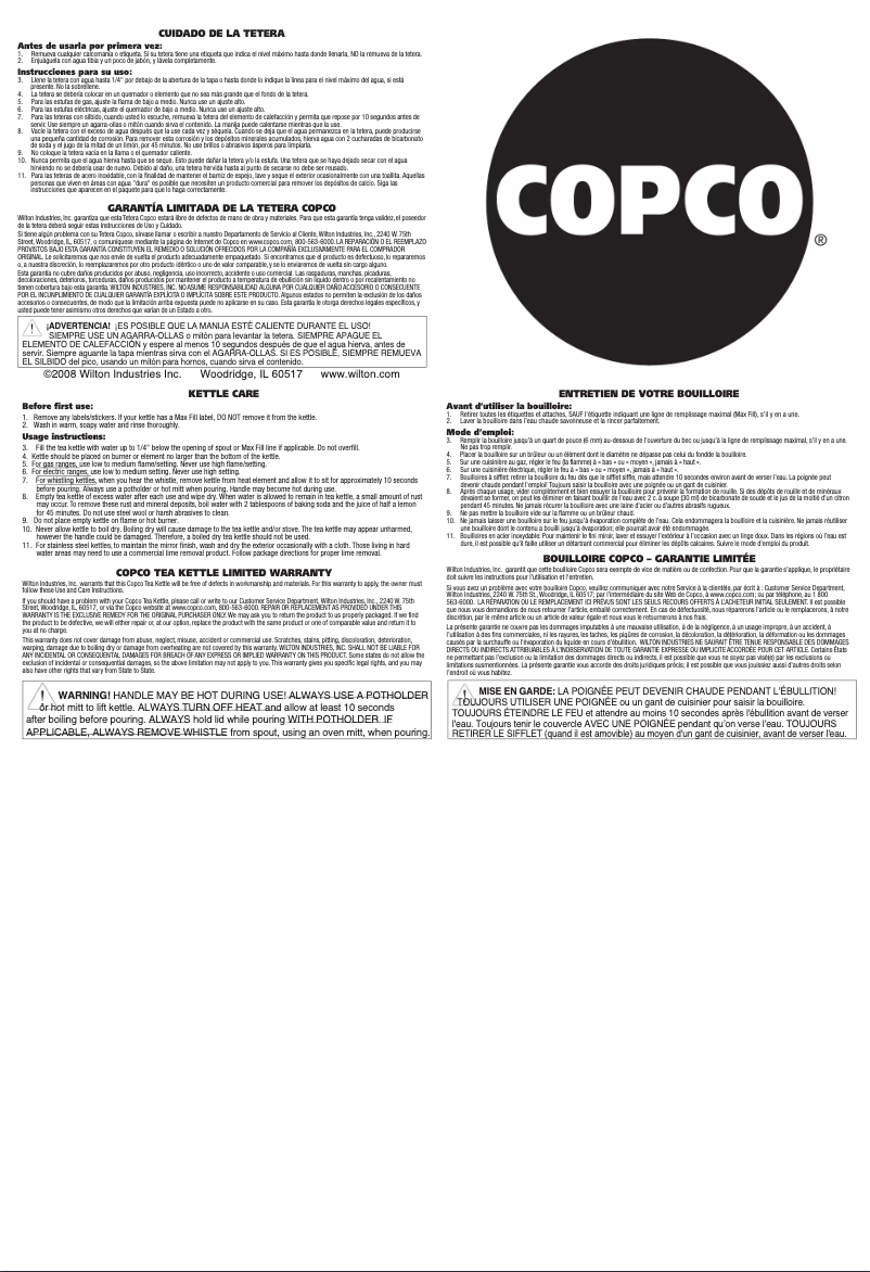 Page 1 of the manual User Manual Copco Journey