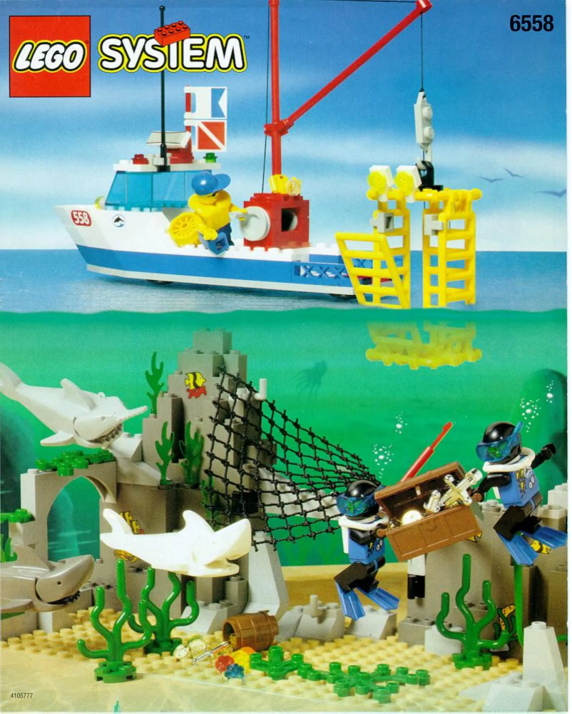 Page 1 of the manual User Manual Lego SHARKS CAVE