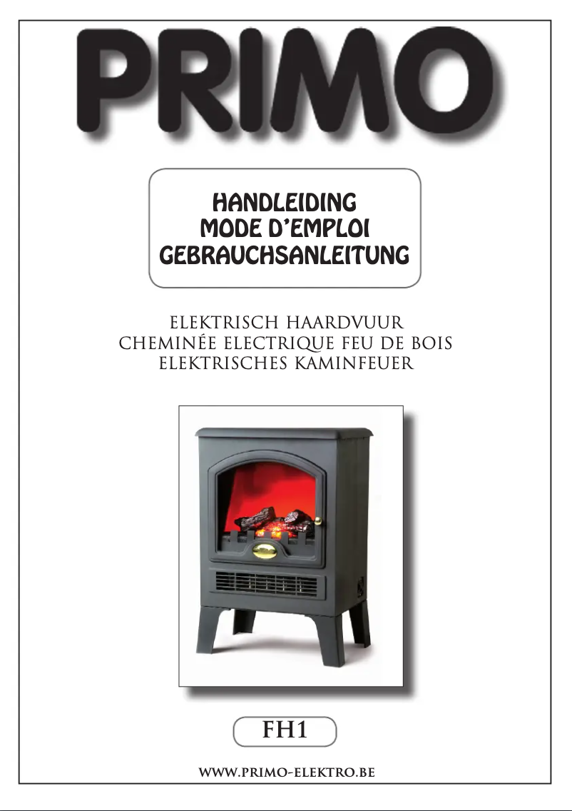 Page 1 of the manual User Manual Primo FH1