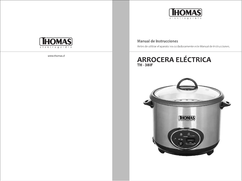 Page 1 of the manual User Manual Thomas TH-38IF