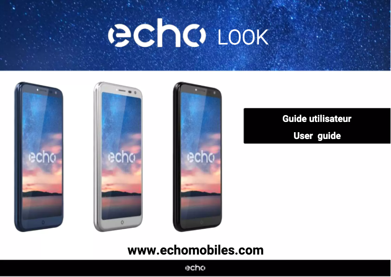 Page 1 of the manual User Manual Echo Look