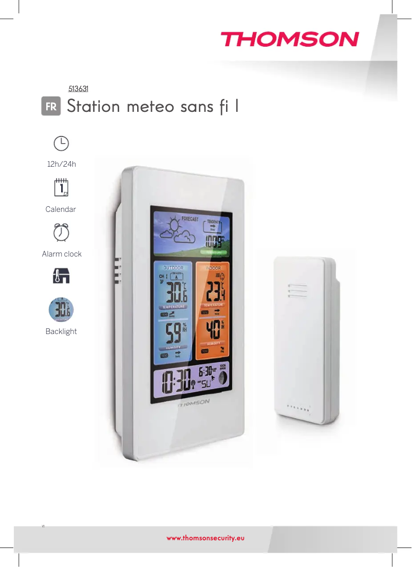 First page image of the manual for 513631