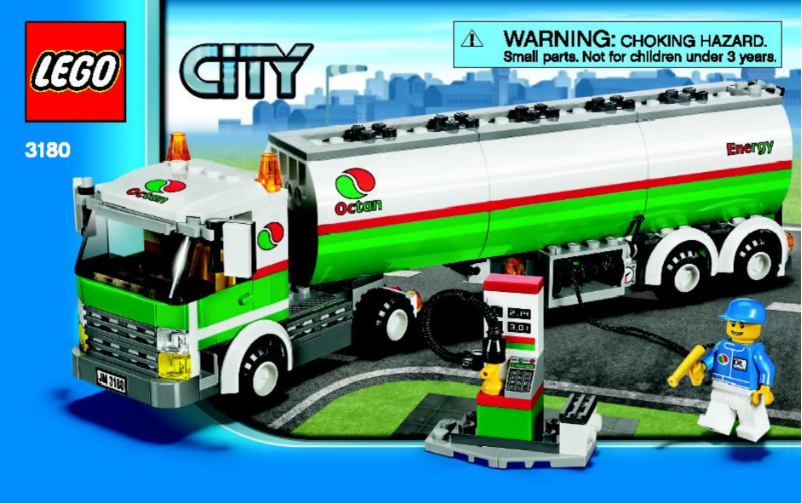 Page 1 of the manual User Manual Lego Tank Truck