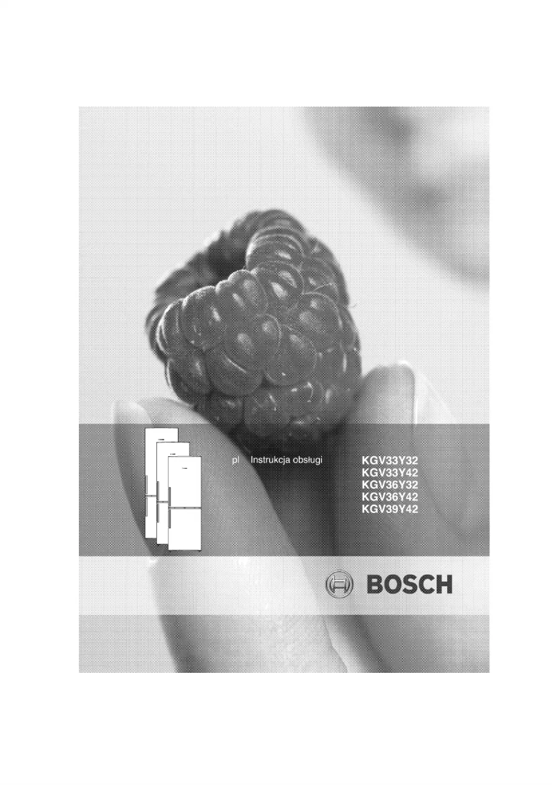 Page 1 of the manual User Manual Bosch KGV 39Y42