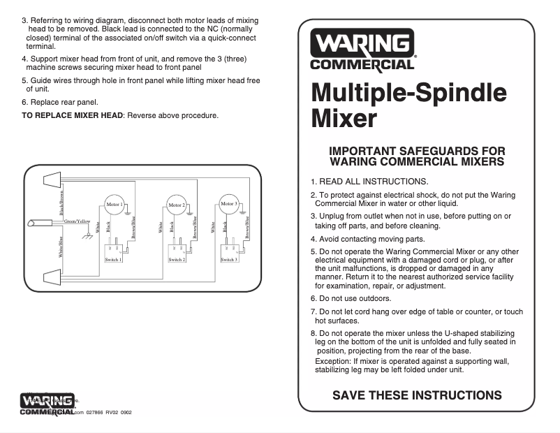 First page image of the manual for DMC201DCA