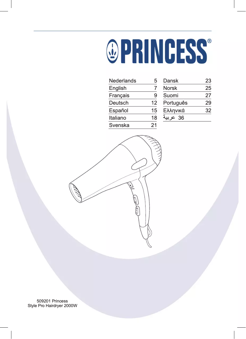 First page image of the manual for 509201 Style Pro