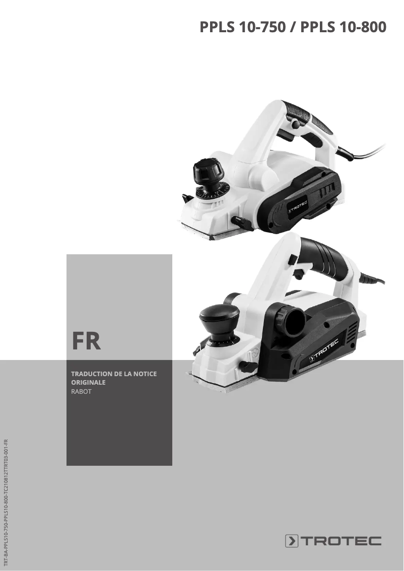 First page image of the manual for PPLS 10-750