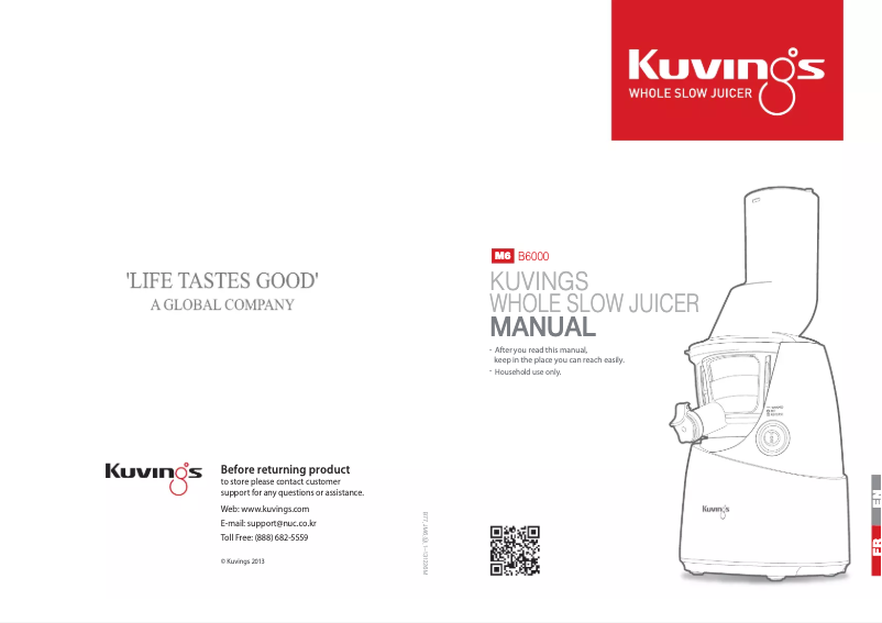 First page image of the manual for Big Mouth C9500S