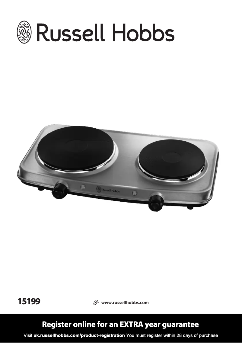 Page 1 of the manual User Manual Russell Hobbs 15199