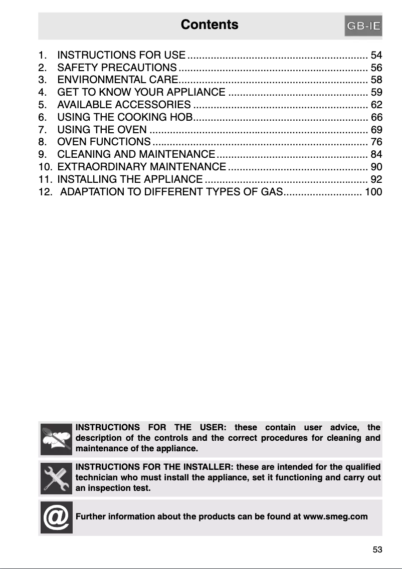 First page image of the manual for CS19N-7