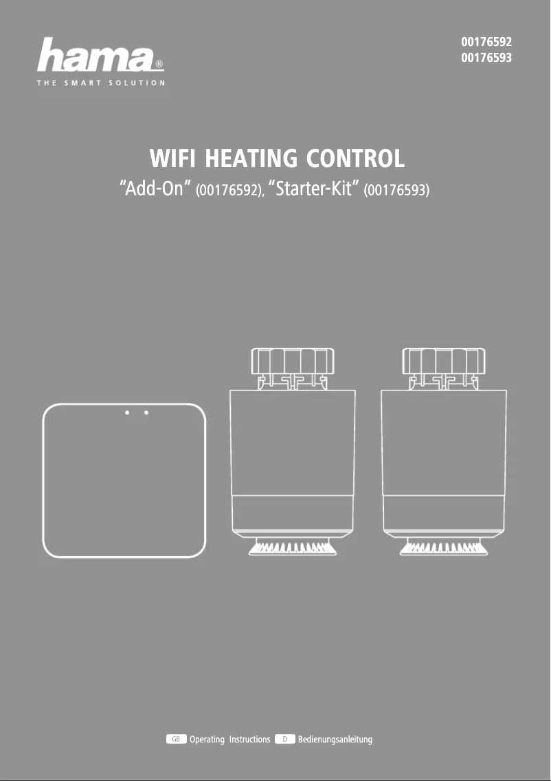 Page 1 of the manual User Manual Hama 00176592