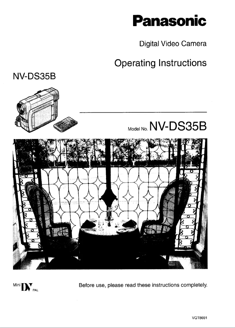 First page image of the manual for NV-DS35B